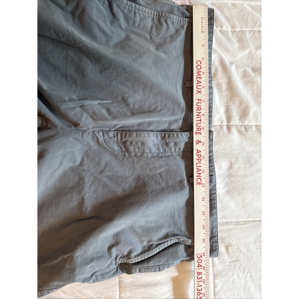 Flint And Tinder Men's Chino Shorts 38 (37) Gray Cotton Blend Flat Preppy - Picture 12 of 12